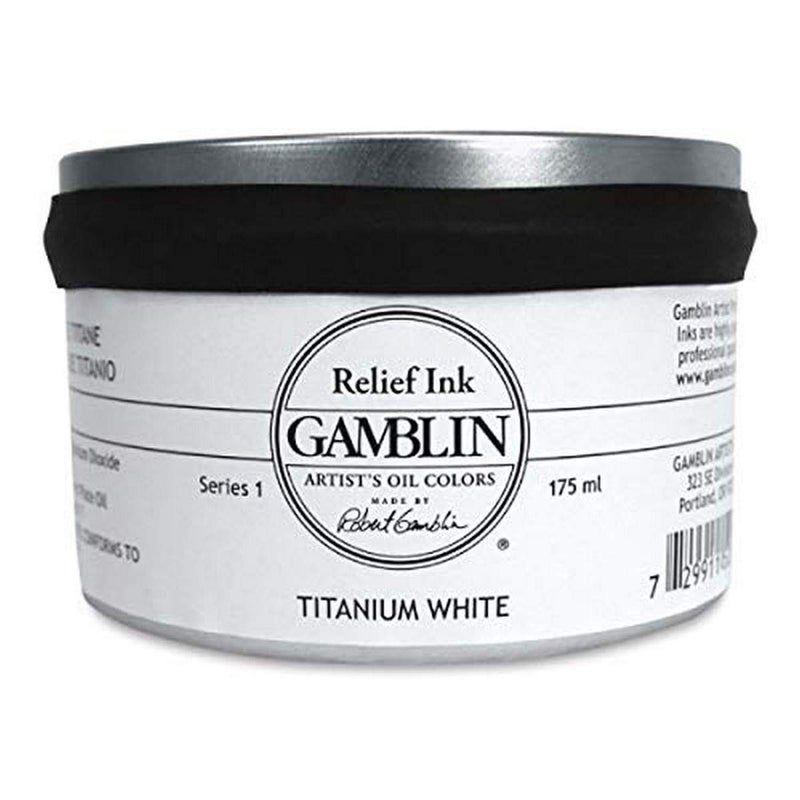 Gamblin Relief Ink Titanium White 175Ml